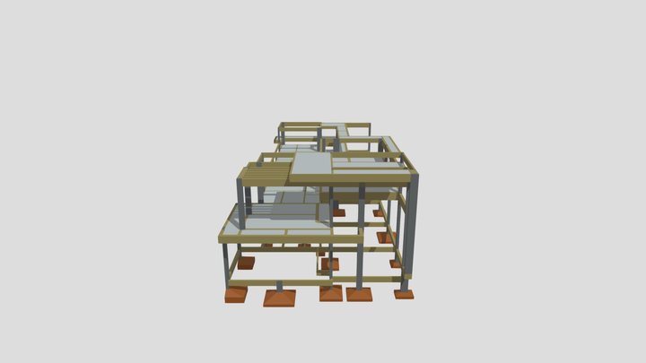 Projeto estrutural - Cuiabá/MT 3D Model