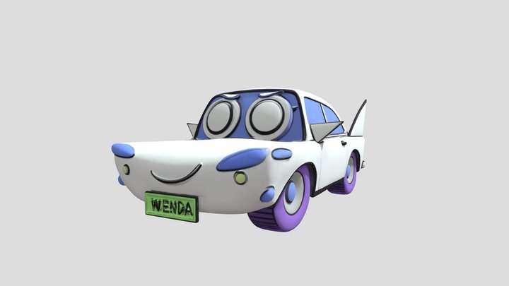 Wenda - Sprunki Cars 3D Model