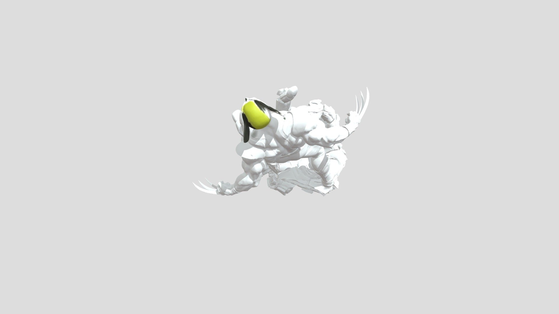 My test model using an online Zbrush emulator