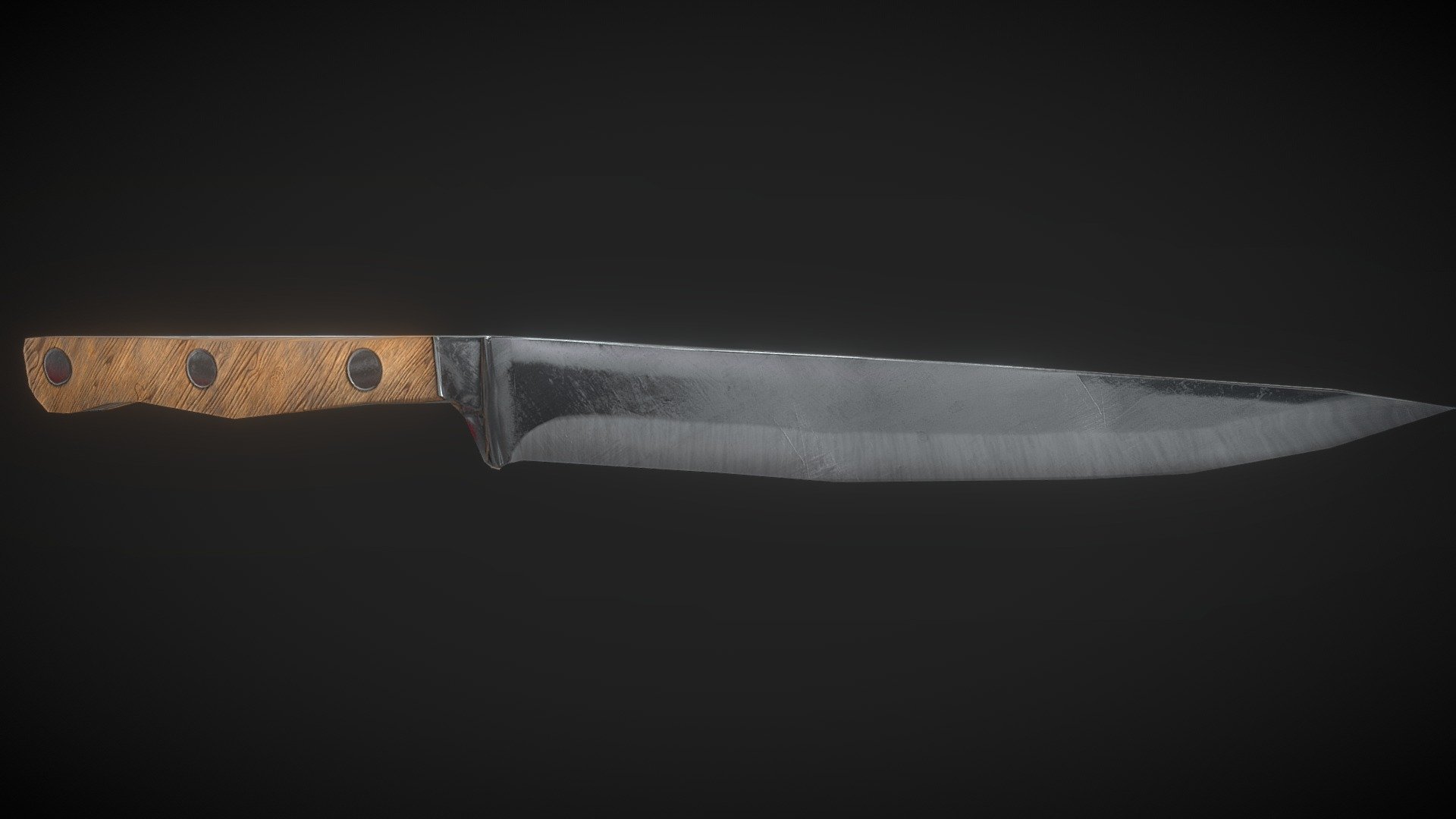 lowpoly knife