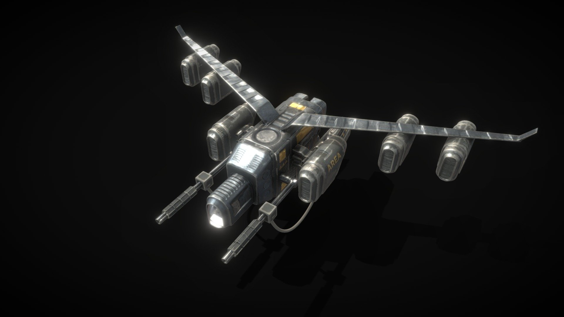 Spaceship Download Free 3D model by Danial Farhadi (farhadidanial) [bd194cb] Sketchfab