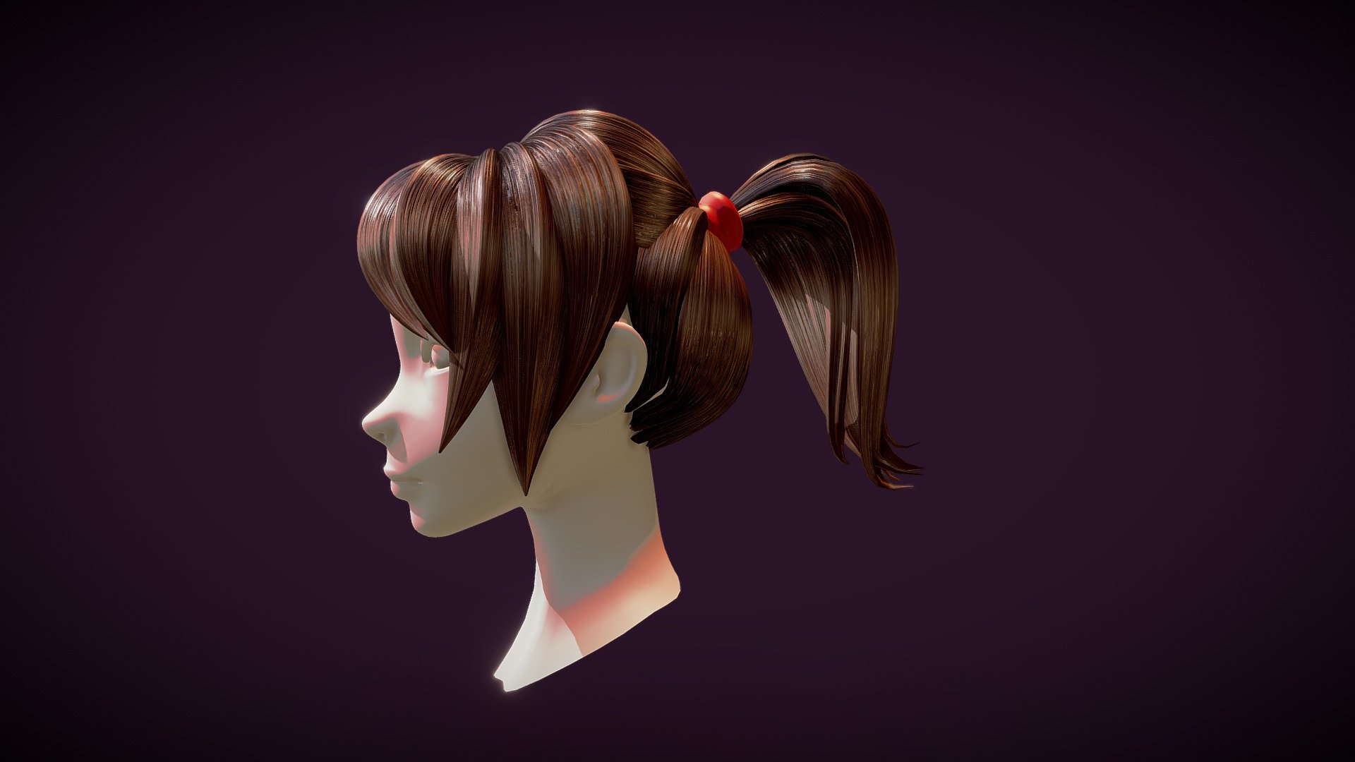 Set of Hair 3d model Free download  Creazilla