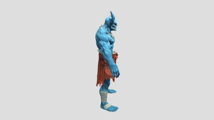 Fantasy+demon+3d+model (2) 3D Model