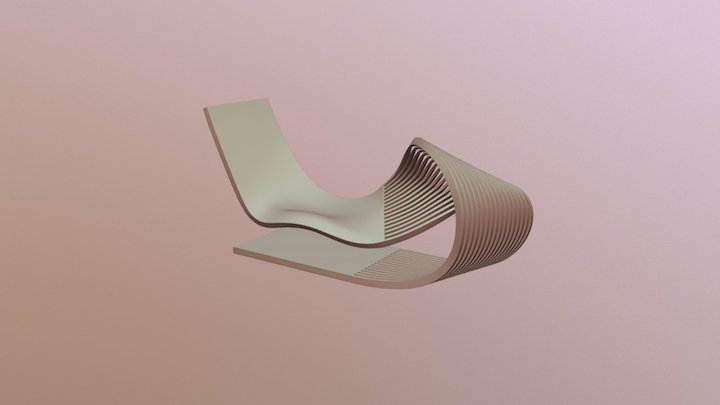 Designed chair 3D Model