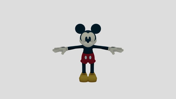 Vita: Epic Mickey 2 Mickey Mouse 3D Model
