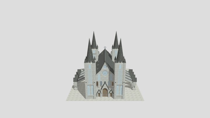Gothic Building 3D Model