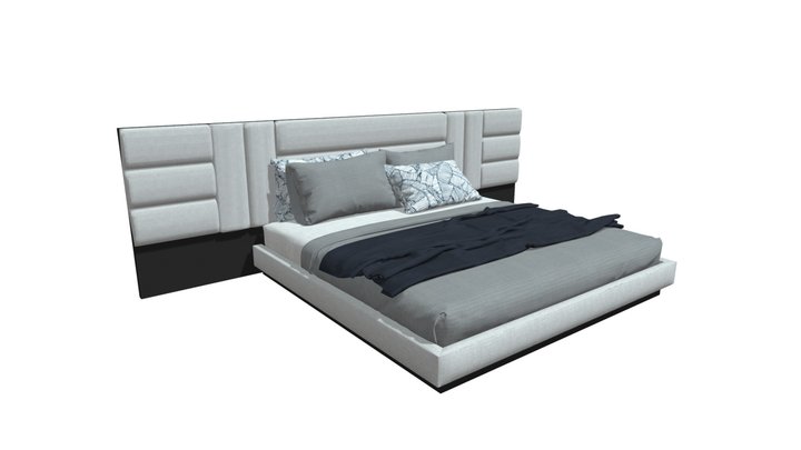 CAMA HOVE ARTE NOVA AGAVE CASA 3D Model