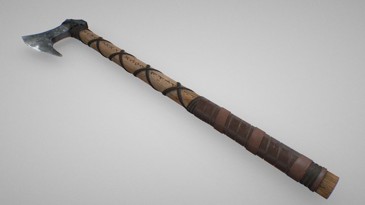 Viking Axe 3D Model