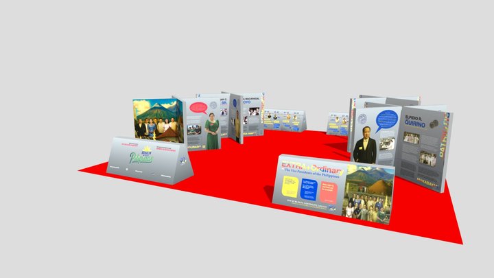 OVP 90THANNIVERSARY POP-UP EXHIBIT STD 3D Model