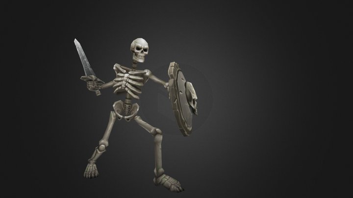 Skeleton (Animated) 3D Model