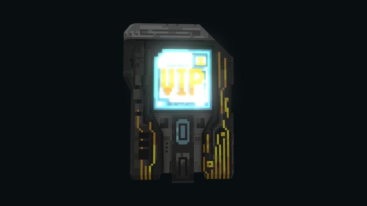 VIP Card 3D Model