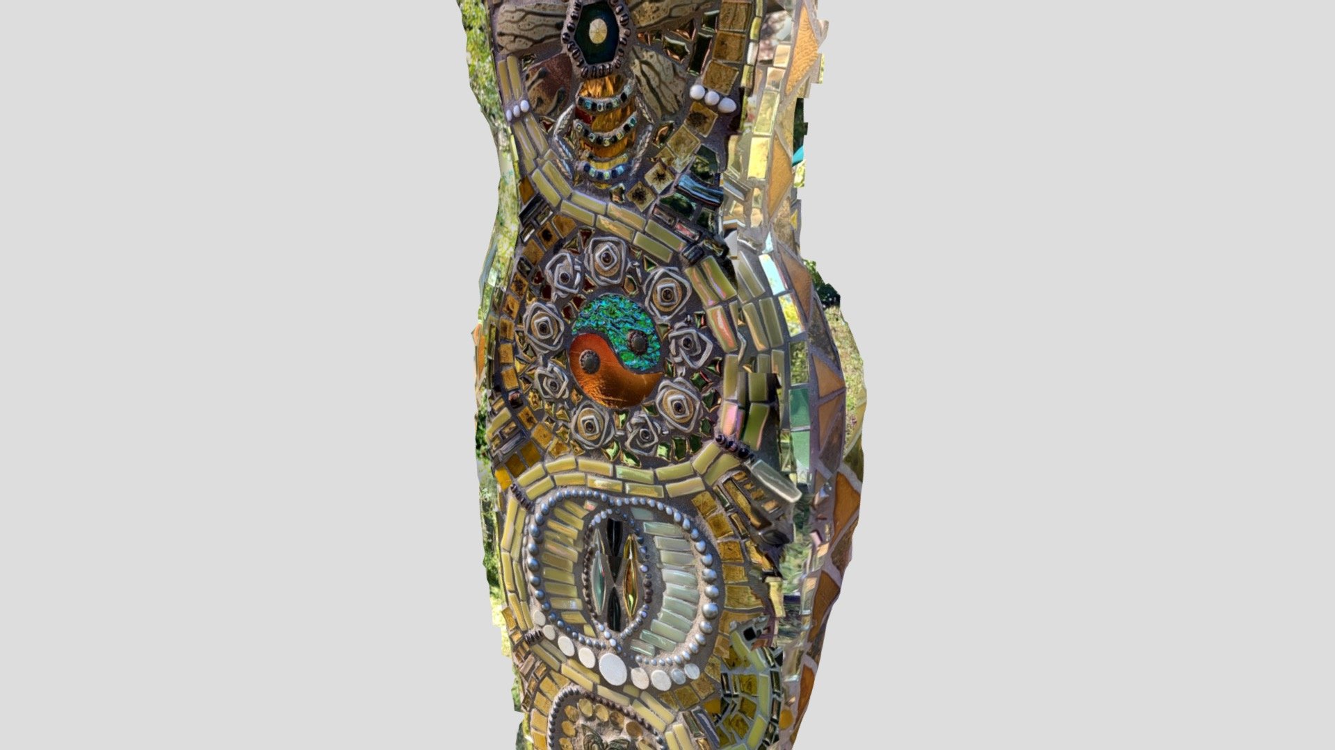 Sun godess sculpture