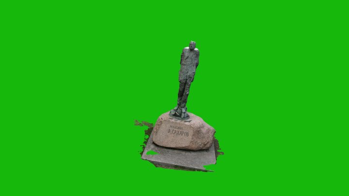 Памятник Сахарову 3D Model