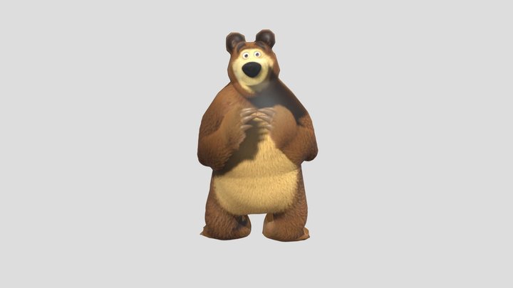 Медведь из Маши и Медведь 3D Model
