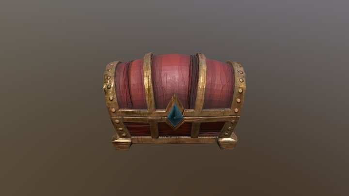 Stylized Chest 3D Model