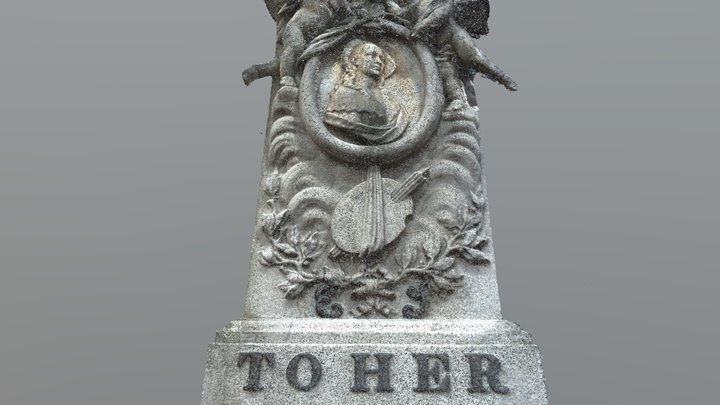 HER. Kensal Green Cemetery, point cloud 3D Model