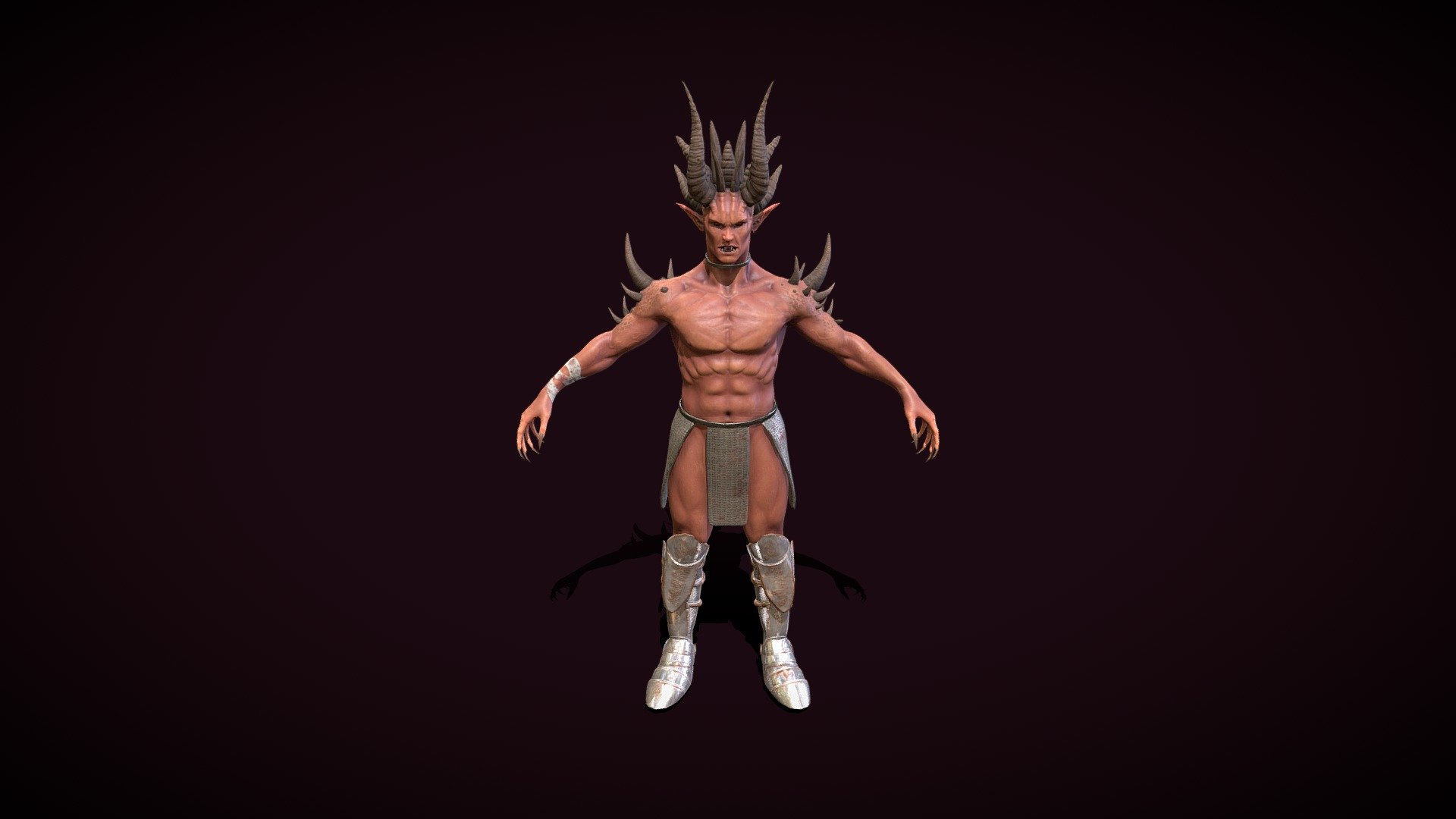 Demon Character - 3D model by Majeczja [bd1fef9] - Sketchfab