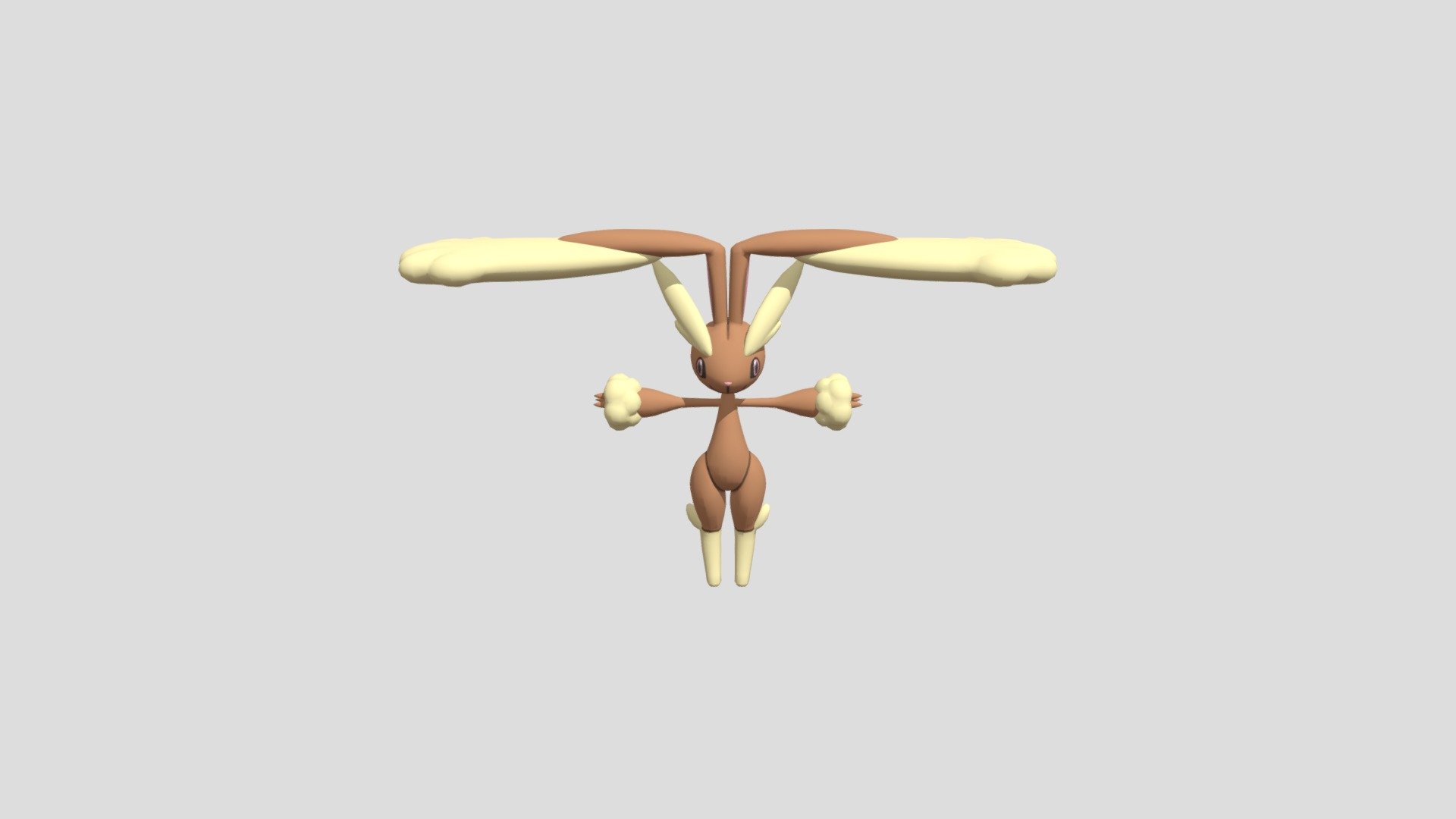 Lopunny - Download Free 3D model by nguyenlouis32 (@nguyenlouis32) [bd20046]