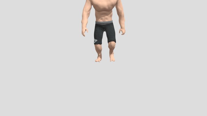 Walk Cycle with texture 3D Model