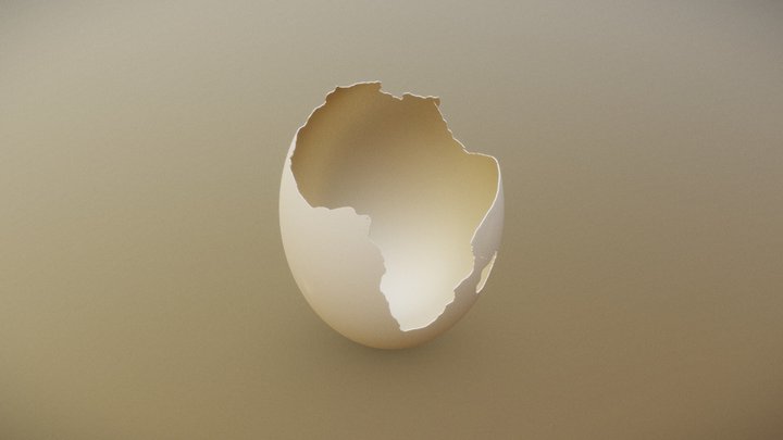 Egg Africa 3D Model