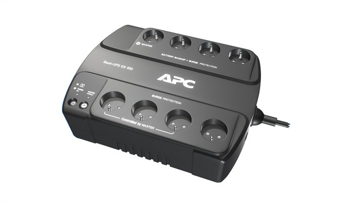 APC ES 550 Battery Backup & Surge Protector 3D Model