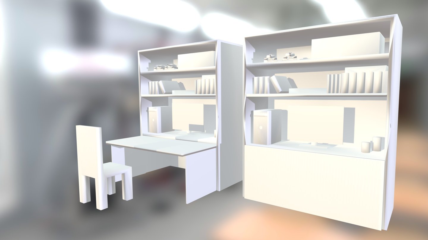 Bookshelf Desk