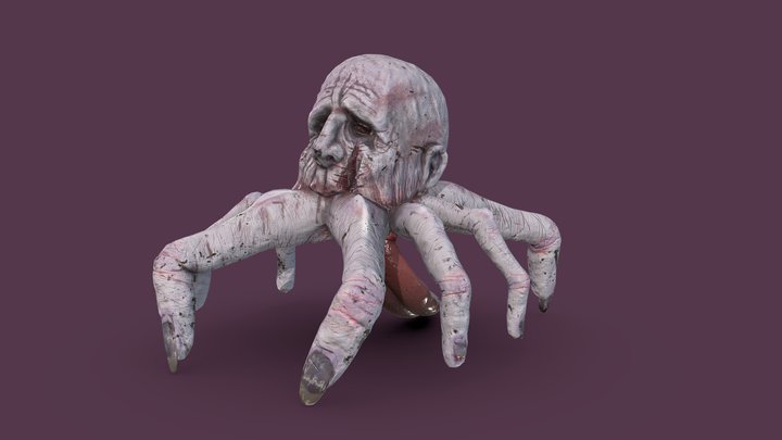 Char_ Fingery Frank_lp_01 3D Model