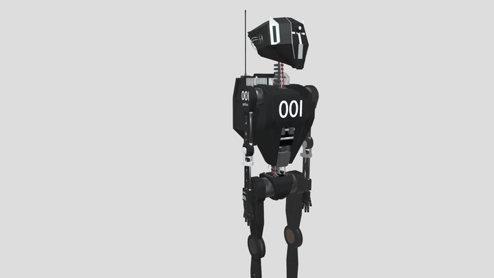 Rob the robot 3D Model