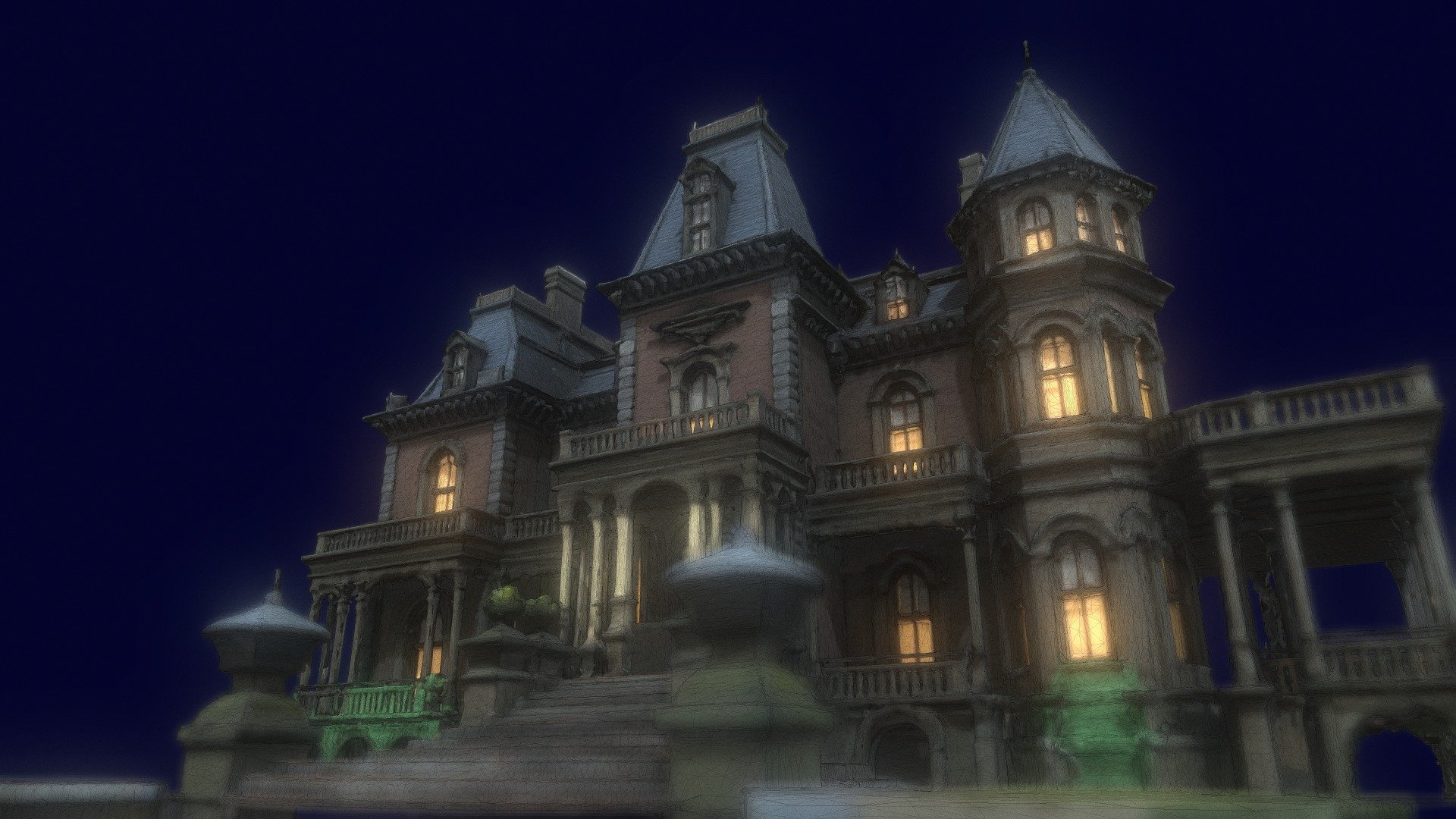 Mystic Manor - 3D model by M.Dailly [bd259a2] - Sketchfab