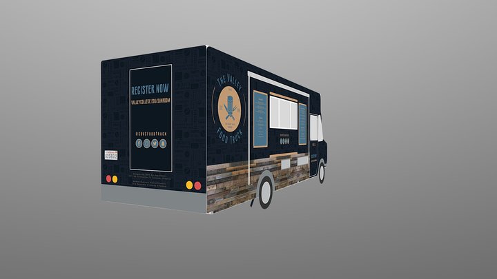 San Bernardino Valley College Food Truck 3D Model