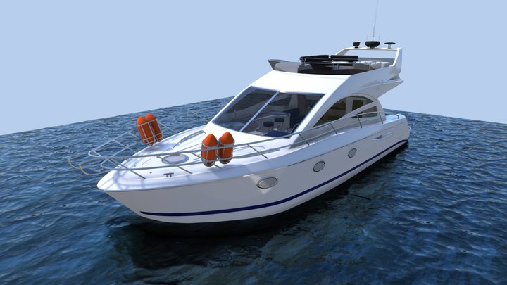 Yacht Cruise 208 3D Model