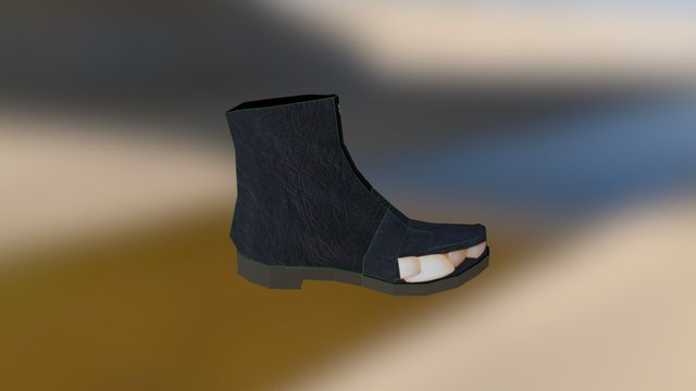 Dido the veterinarian right boot 3D Model