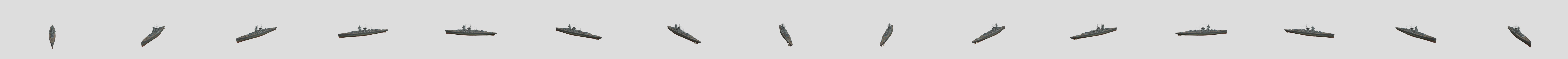 Admiral Graf Spee 3D Model