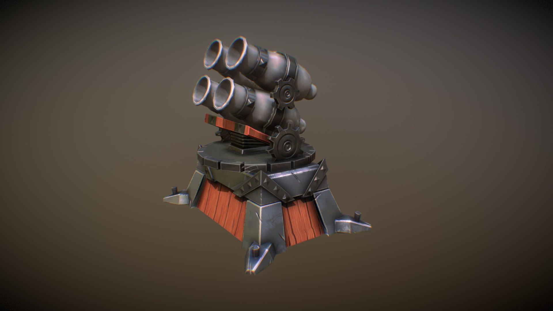 Fantasy Props Pack Ver1.0 - Turret Level 3 - 3D model by Chiako3D ...