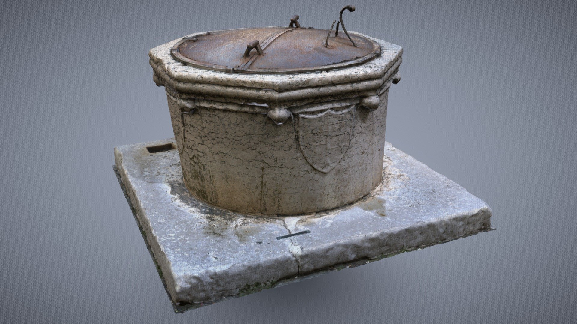 Venice well 3D Scan Asset