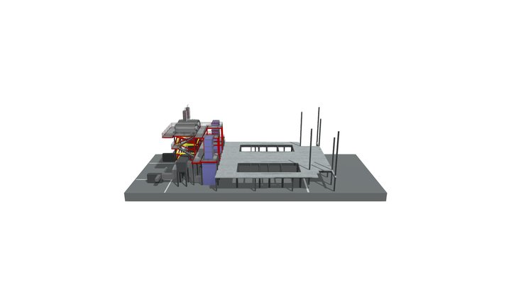PLATFORM DEAERATER AND ECONOMIZER_27.10.2021 3D Model