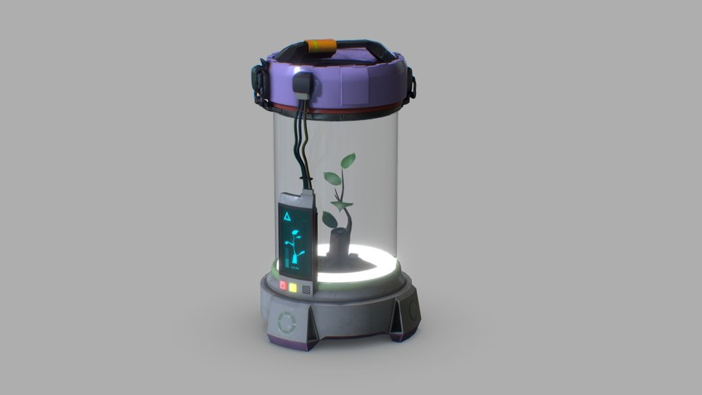Sci-Fi Plant Capsule
