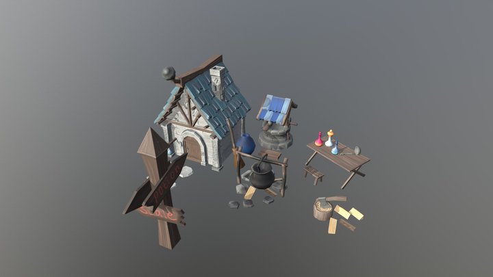 Witch's House 3D Model