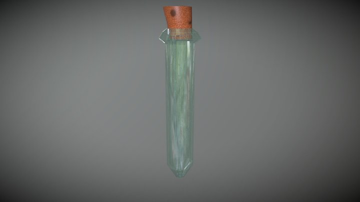 Potion Bottle Empty 3D Model