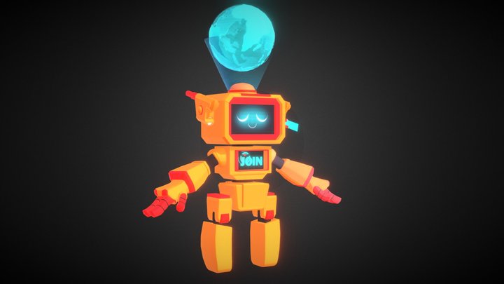 mini bot 3D Model