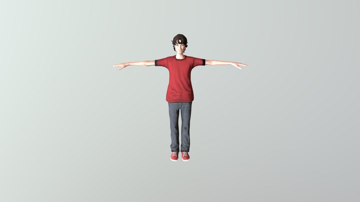 Tall Skinny Big Belly 3D Model
