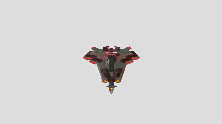 Spaceship 3D Model
