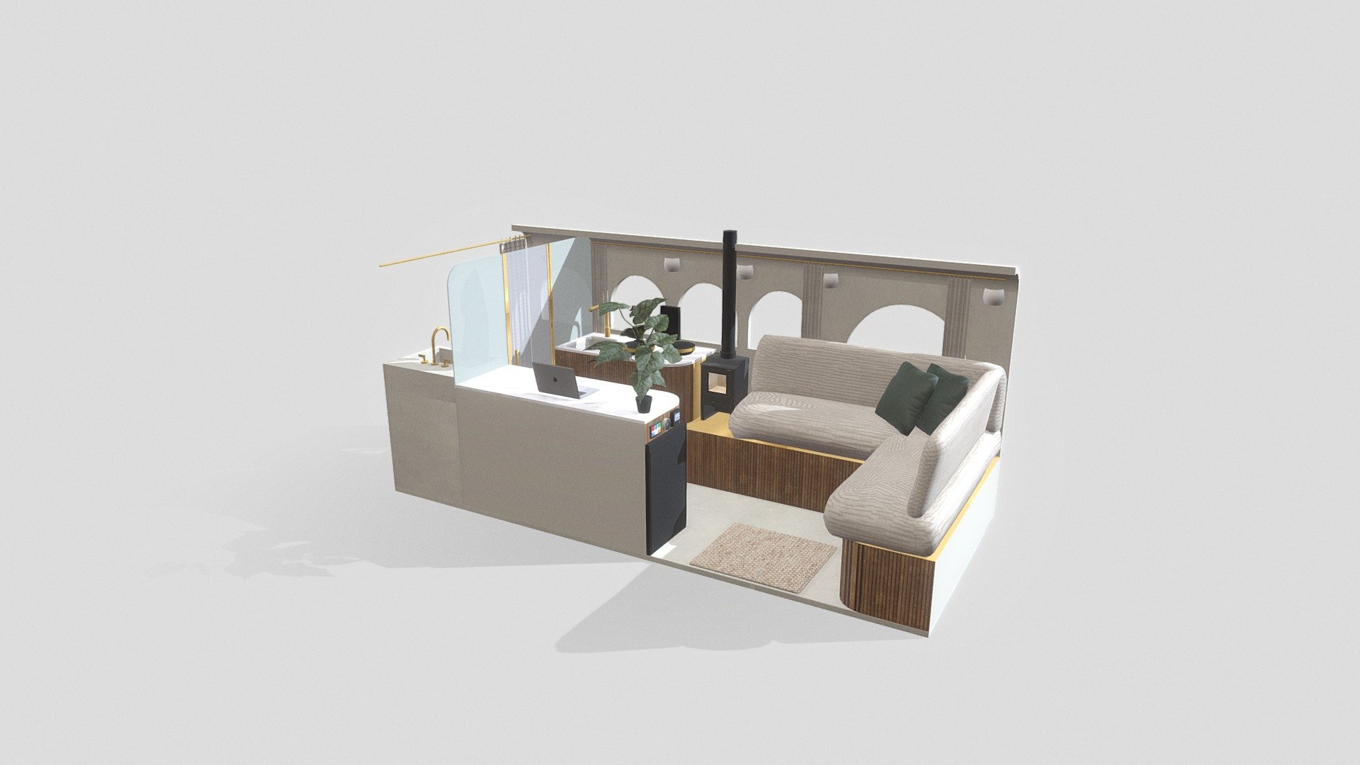 Van Conversion Layout Transit L4 - 3D model by vanotherblog [bd305d6 ...