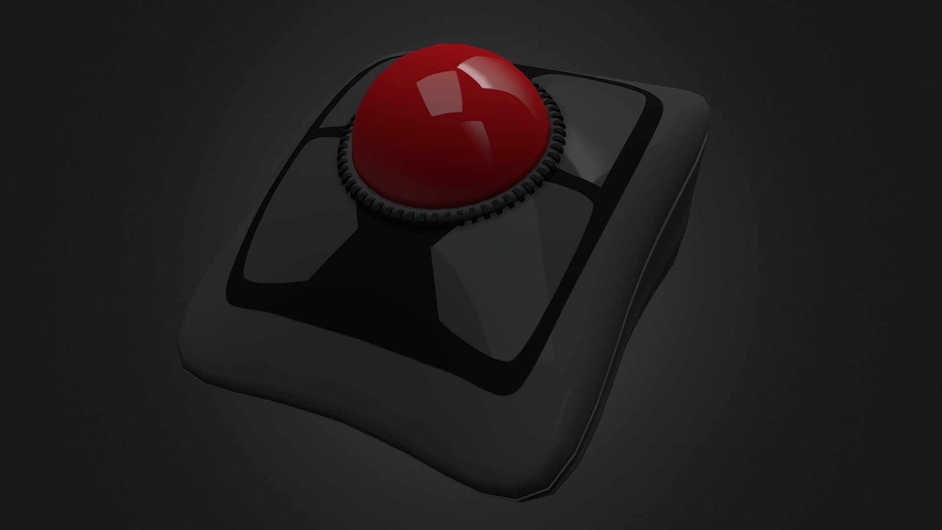 Kensington Expert Mouse Wireless Trackball Buy Royalty Free 3D model