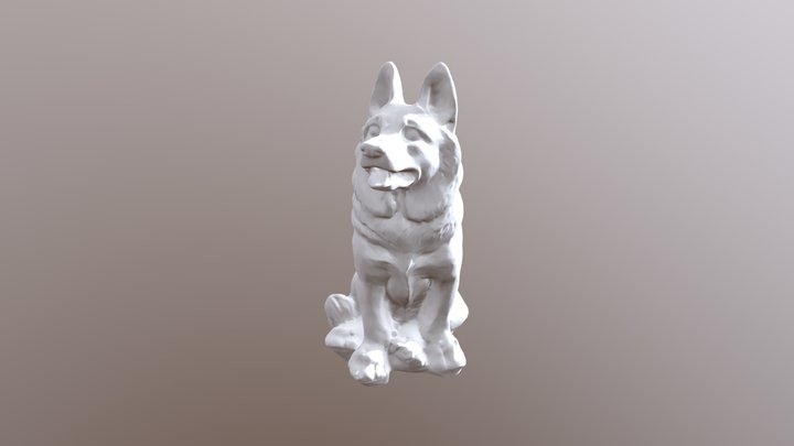 German Sheperd - 3D Scan (1) 3D Model