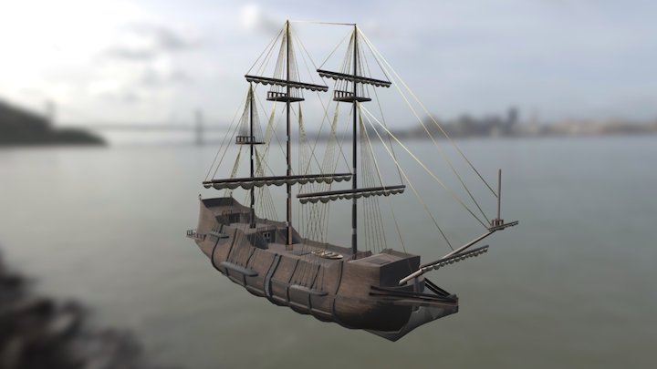Spanish Galleon 3D Model