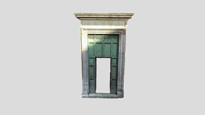 Piazza Capranica Portone sinistro 3D Model
