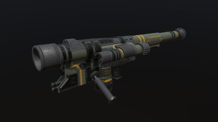 Missile Launcher (Half Life 2: RTB:R Mod) 3D Model