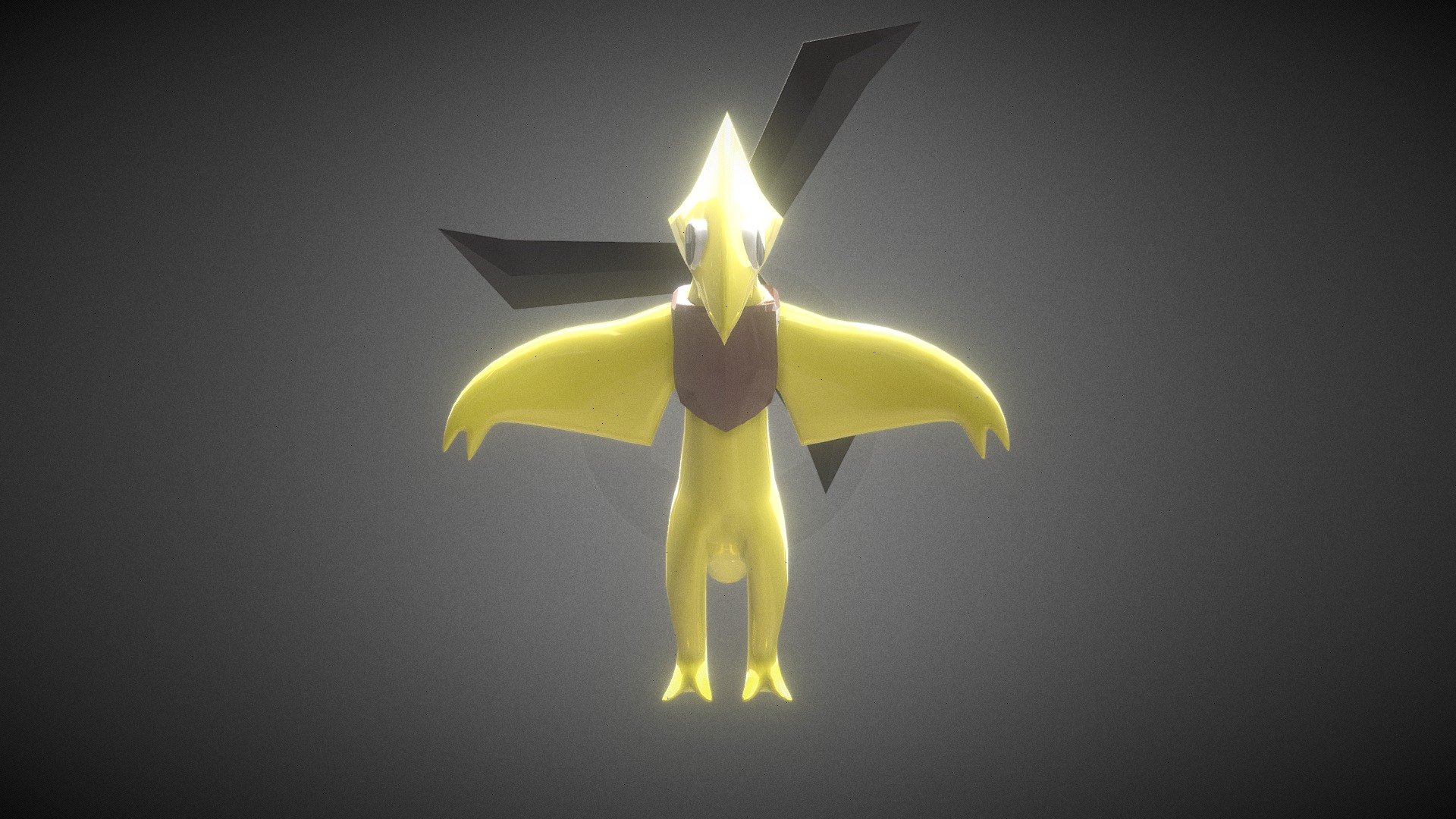 YELLOW RAINBOW FRIENDS ARTICULADO 3D Print Model