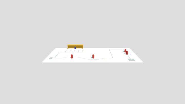 Çizgi Futbol 2022 3D Model